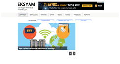 Desktop Screenshot of eksyam.com