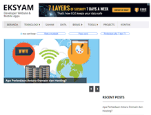 Tablet Screenshot of eksyam.com